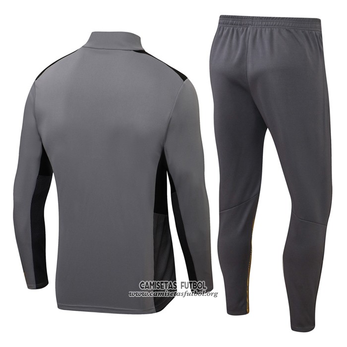 Chandal de Sudadera del Borussia Dortmund 2021/2022 Gris